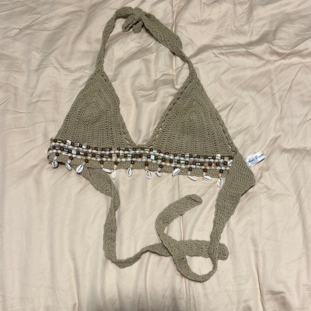 Andi bagus crochet swim top